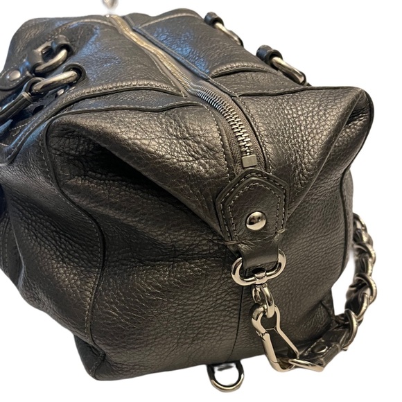 RARE Coach Madison Leather Satchel/ Shoulder Bag #14312 Anthracite - Picture 7 of 16